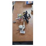 (3) FISHING REELS, SHIMANO, ETC.