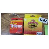 2 BOXES OF FISHING LINE