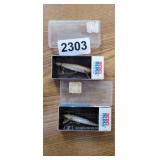 (2) REBEL FISHING LURES