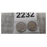 1935 AND 1937 BUFFALO NICKELS