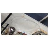 LARGE GLASS FISH PLATTER