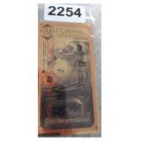 1/500th 24K GOLD FLORIDA GOLDBACK