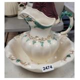 LARGE PITCHER AND BASIN
