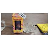 POCAHONTAS CUP AND BATMAN GLASS CUP