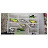 TACKLE BOX WITH FISHING LURES