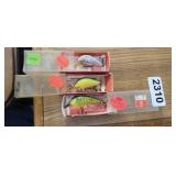 (3) BILL NORMAN FISHING LURES