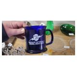 COTTON BELT RAILROAD GLASS MUG