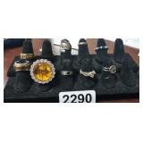 (10) RINGS, ASST. SIZES