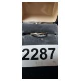 STERLING SILVER RING, SIZE 9