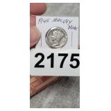 1945 MERCURY DIME