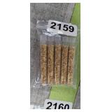 5 VIALS OF GOLD FLAKE