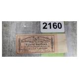 $30 CONFEDERATE BOND COUPON