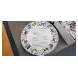 CHRISTMAS TRADITIONS HANGING PLATE