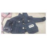 BABY PHAT, JEAN JACKET, SIZE 6 MONTHS, GENTLY USED