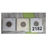 (3) BUFFALO NICKELS