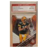 GRADED 2020 AARON RODGERS MOSAIC TRADING CARD