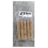 5 VIALS OF GOLD FLAKE