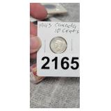 1943 80% SILVER CANADIAN DIME