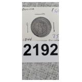 1944 BOLIVIA 1 SOL COIN *HOLED
