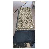 BLACK CASHMERE SCARF