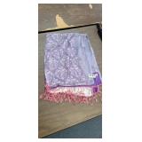 PURPLE CASHMERE SCARF