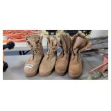 2 PAIRS OF MILITARY BOOTS