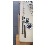 2 FISHING POLES *SHAKESPEARE/ ZEBCO
