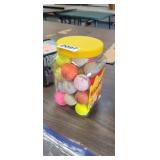 BUCKET OF GOLF BALLS