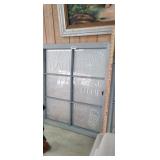 PAINTED VINTAGE WINDOW