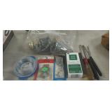 LOT OF TOOLS, HARDWARE, DOOR HARDWARE
