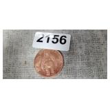 ABOMINABLE SNOWMAN .999 COPPER ROUND