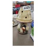 SNOWMAN CANDLE HOLDER/ DECOR