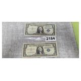 1957 & 1957-A $1 BLUE SEAL SILVER CERTIFICATE