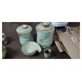 (4) PC. FRANKOMA POTTERY SET