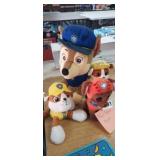 LOT OF PAW PATROL PLUSH