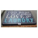 LAUNDRY WALL ART