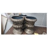 (3) 11" PLANTER POTS