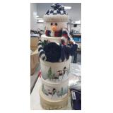 STACKABLE SNOWMAN GIFT BOXES