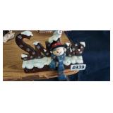 SNOWMAN STOCKING HOLDER