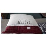 DECORATIVE PILLOW BELIEVE