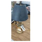 11" TALL LAMP (SHADE IS CRACKING)