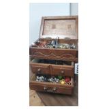 JEWELRY BOX FULL OF JEWELRY