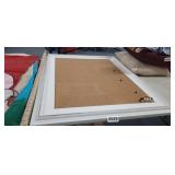 FRAMED BULLETIN BOARD