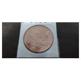 1 OUNCE, .999 FINE COPPER ROUND, WINCHESTER 73 RIL