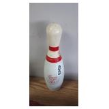 BEAMS BOWLING PIN, WHISKEY DECANTER