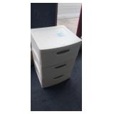 3 DRAWER PLASTIC ORGANIZER 29" TALL