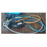 LOT OF EXCERCISE CORDS, ETC.