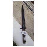 VINTAGE YUGOSLAVIAN M48 MAUSER BAYONET AND SCABBAR