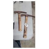 2 BRICK HAMMERS