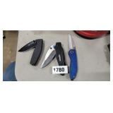 3 POCKET KNIVES *OZARK TRAIL, HART